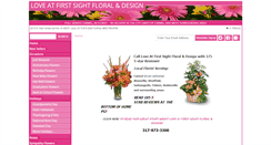 Desktop Screenshot of loveatfirstsightfloral.com